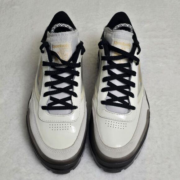 Reebok Cardi B Club C Sneakers Women's Size 9.5 Chalk/Magold/CBlack With Box - Picture 10 of 14